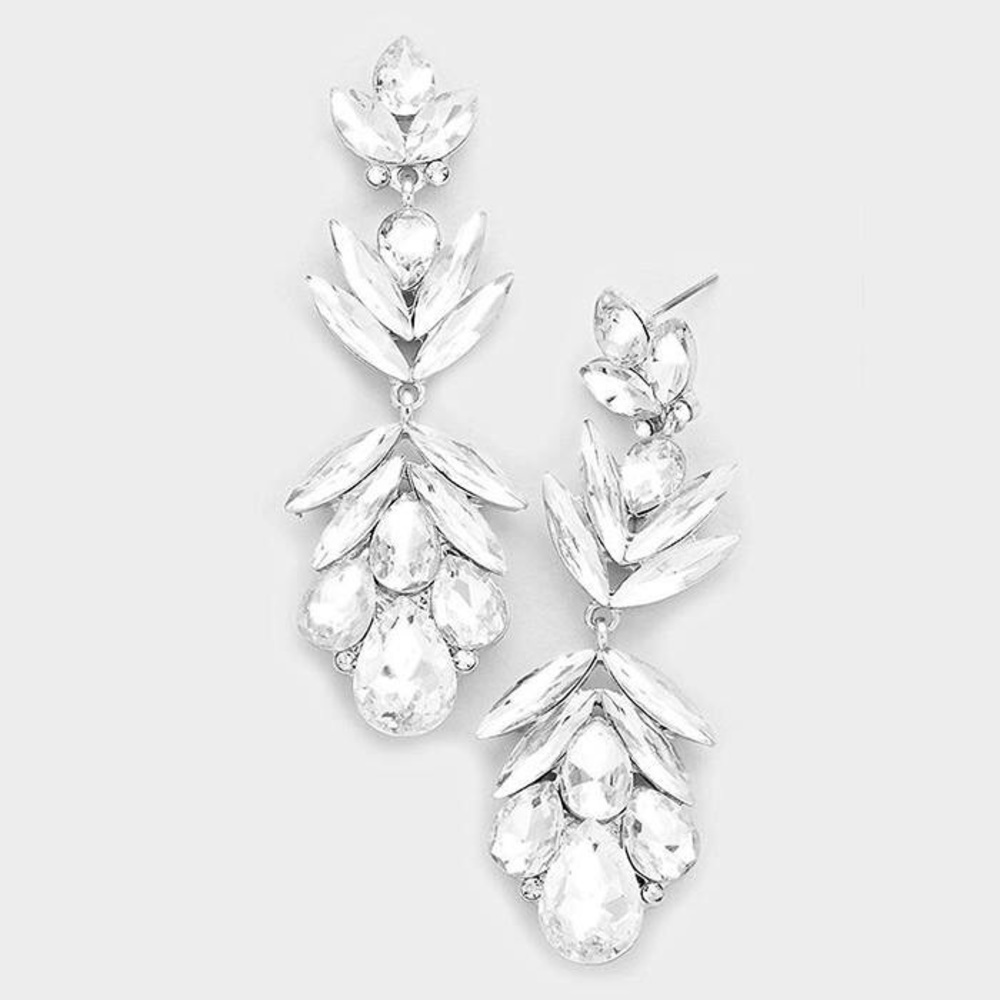 Crystal statement earrings NWT